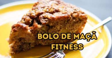 Bolo de maçã fit