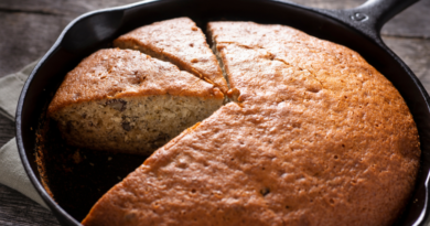 Pão de frigideira fitness