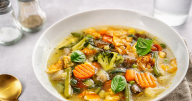 Sopa detox de legumes