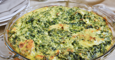 Quiche integral de espinafre com ricota