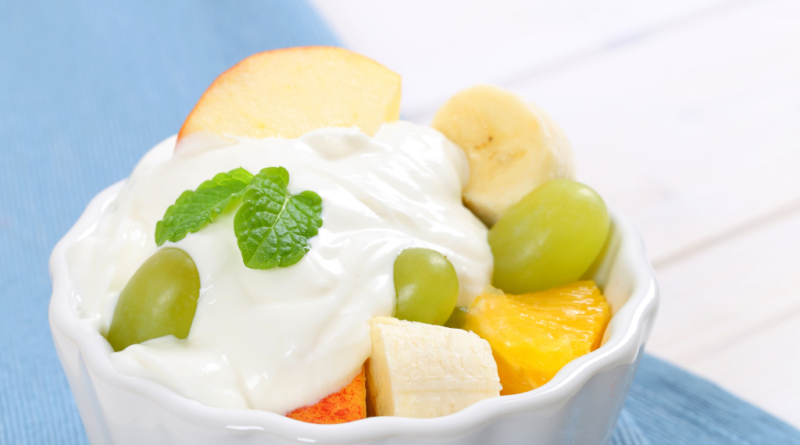 Salada de frutas com quark